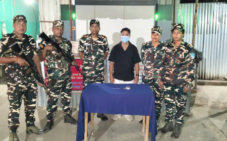 मधुबनी में भारत-नेपाल सीमा पर SSB की बड़ी कार्रवाई, 163 संदिग्ध दाने बरामद; नेपाली नागरिक पकड़ा गया