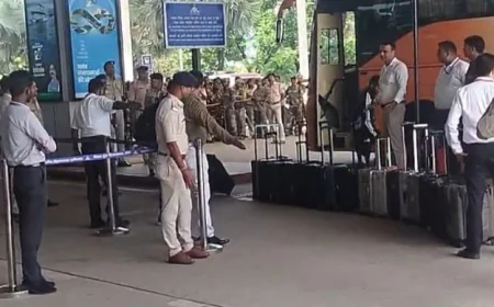 रांची से रवाना हुई भारत और वेस्टइंडीज की टीम, खिलाड़ियों की सुरक्षा में मुस्तैद रहा पुलिस-प्रशासन