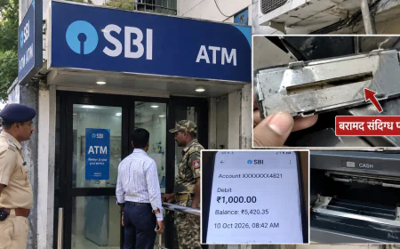 धनबाद के SBI ATM में संदिग्ध प्लेट मिलने से हड़कंप, बिना कैश निकले खाते से कटे ₹1000; SSP ने बैंकों को लिखा पत्र