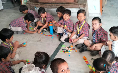 पढ़ाई के साथ खेलकूद में भी अपनी प्रतिभा दिखा रहे संत पैट्रिक स्कूल के विद्यार्थी, प्राचार्य मनोज कुमार ने कहा खेलकूद से बच्चों का शारीरिक और मानसिक विकास होता है