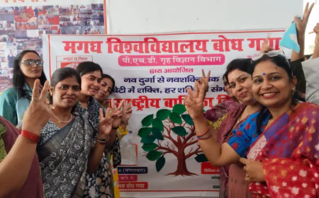 गृह विज्ञान विभाग ने दिया ‘नवशक्ति’ का संदेश, बालिकाओं की शिक्षा, स्वास्थ्य, सुरक्षा और आत्मनिर्भरता पर दिया जोर
