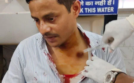 पटना में STF इंस्पेक्टर पर हेलमेट से हमला, सिर फटा; BJP नेता हिरासत में