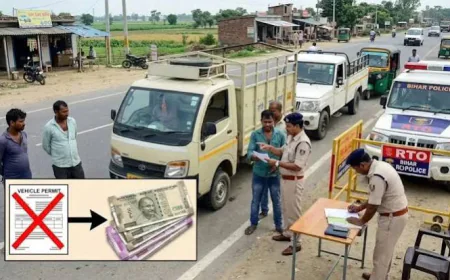 बिहार में बिना परमिट वाहन मालिकों को बड़ी राहत, 30 दिन की जगह अब अधिकतम 7 दिनों का ही जुर्माना