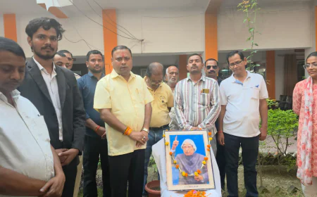 डॉ. एपीजे अब्दुल कलाम की जयंती पर भाजपा किसान मोर्चा कार्यालय में श्रद्धांजलि सभा आयोजित