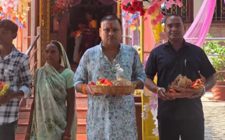 नवरात्रि की सप्तमी पर डॉ. मनीष पंकज मिश्रा ने किए मां दुर्गा के दिव्य दर्शन, देशवासियों की सुख-समृद्धि की कामना