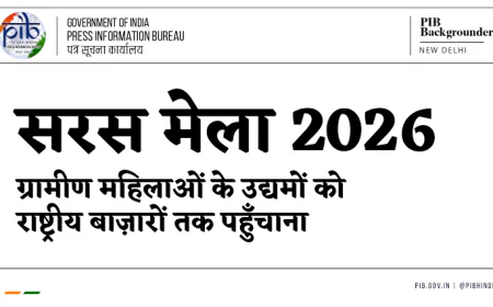 राष्ट्रीय सरस मेला 2026 में झारखंड की ग्रामीण उद्यमिता का प्रदर्शन, 14 स्टॉलों के जरिए दिखी ‘दीदियों’ की सफलता