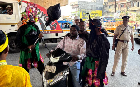 रांची में सड़क सुरक्षा अभियान, 700 वाहन चालकों को दिया गया सुरक्षित सफर का संदेश