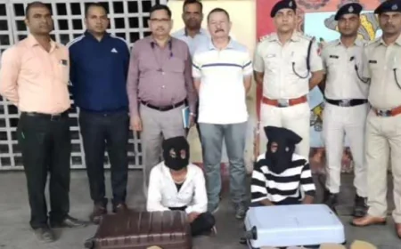 रांची रेलवे स्टेशन पर RPF की बड़ी कार्रवाई, 27 किलो गांजा बरामद; दो युवक गिरफ्तार