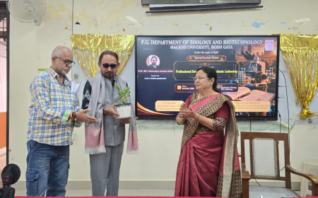 शोध की गुणवत्ता और नैतिकता को वैश्विक पटल पर स्थापित करना जरूरी: प्रो. एम.पी. सिन्हा