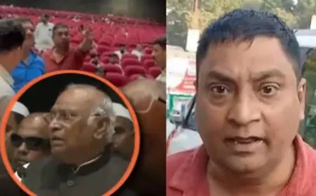 खरगे की सभा से बाहर किए गए छपरा के संतोष का आरोप, बोले- ‘बीजेपी का आदमी समझकर पीटा’