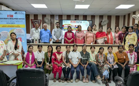 जीबीएम कॉलेज में एफडीडीआई पटना द्वारा करियर गाइडेंस एवं कोर्स अवेयरनेस प्रोग्राम का हुआ आयोजन