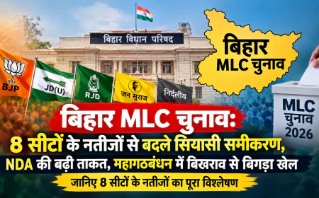 बिहार MLC चुनाव: 8 सीटों के नतीजों ने बढ़ाई NDA की ताकत, विपक्ष के सामने नई चुनौतियां