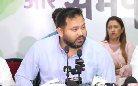 दरभंगा स्नातक मतगणना पर सियासी घमासान! तेजस्वी यादव ने चुनाव आयोग पर उठाए सवाल, RJD कार्यकर्ता केंद्र पर डटे