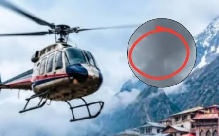बद्रीनाथ से देहरादून जा रहा हेलीकॉप्टर क्रैश, पायलट समेत सभी 6 लोगों की दर्दनाक मौत
