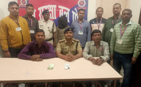 गया रेलवे स्टेशन पर दो चोरी के मोबाइल के साथ एक आरोपी गिरफ्तार