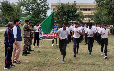 राष्ट्रीय एकता दिवस पर 6 बिहार बटालियन एनसीसी ने आयोजित की ‘रन फॉर यूनिटी’, 310 कैडेटों ने लिया हिस्सा