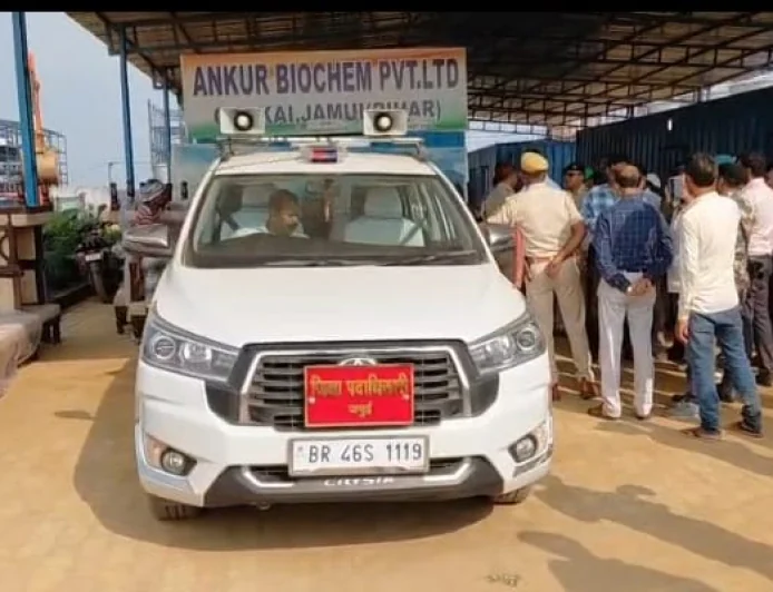 चकाई के इथेनॉल प्लांट का कल निरीक्षण करेंगे CM सम्राट चौधरी, डीएम-एसपी ने तैयारियों का लिया जायजा