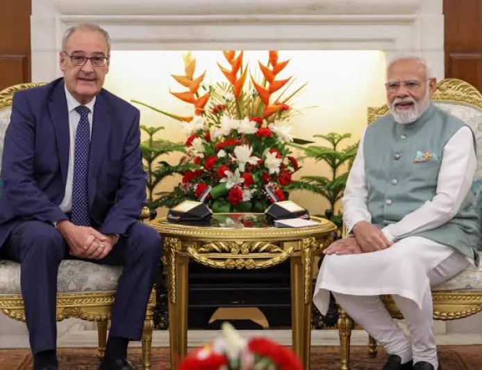 PM मोदी और स्विस राष्ट्रपति की अहम मुलाकात, रक्षा-परमाणु ऊर्जा समेत कई क्षेत्रों में सहयोग बढ़ाने पर बनी सहमति