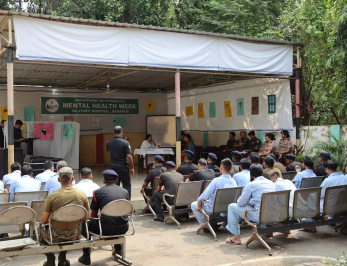 मिलिट्री हॉस्पिटल दानापुर में मानसिक स्वास्थ्य सप्ताह पर जागरूकता कार्यक्रम आयोजित