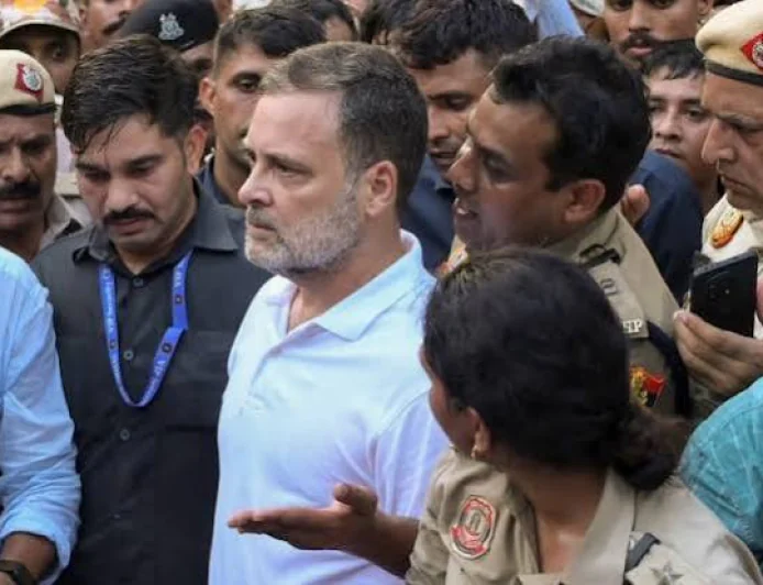 दिल्ली में प्रदर्शन पर सियासी घमासान, राहुल गांधी ने पूछा- 'दिल्ली को जेल क्यों बना दिया गया?'