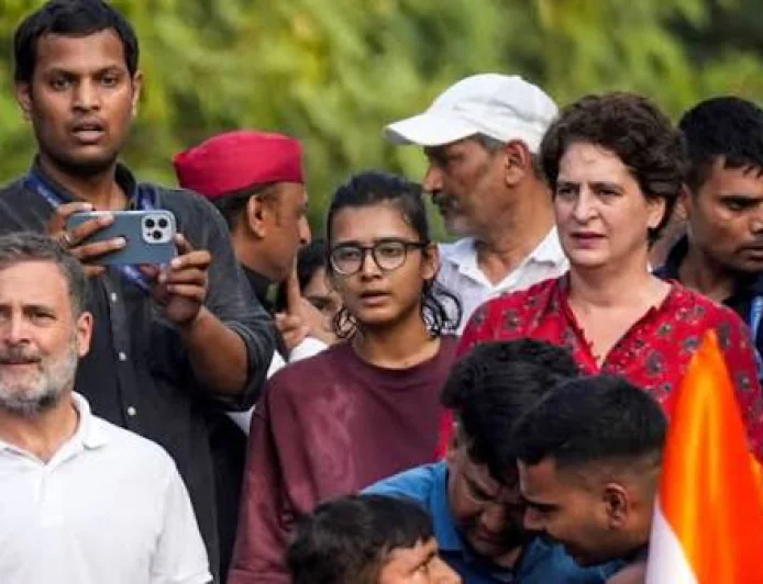 राहुल गांधी के साथ दिखीं नेहा बोरा, क्या कन्हैया कुमार की राह पर चलेंगी AISA अध्यक्ष?