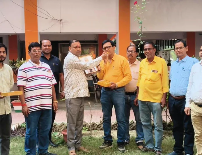 भाजपा किसान मोर्चा कार्यालय में हर्षोल्लास के साथ मनाया गया अमित शाह का जन्मदिन
