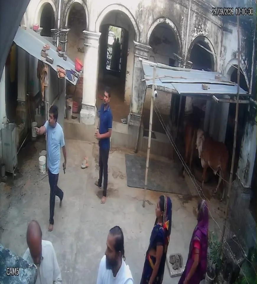वैशाली में राम-जानकी मठ पर हमला, महंथ-पुजारी से मारपीट; CCTV में कैद हुई पूरी वारदात