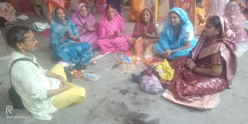 जितिया पर्व पर गयाजी में गूंजा आस्था और परंपरा का रंग