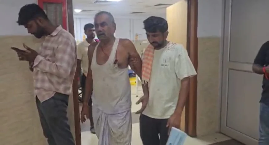 बाढ़ में जमीनी विवाद को लेकर हिंसक झड़प, रिटायर्ड SI समेत तीन घायल; मारपीट का वीडियो सामने आया