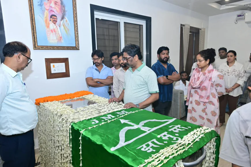 रूपी सोरेन के निधन पर शोक, मोरहाबादी आवास पहुंचकर कई नेताओं ने दी श्रद्धांजलि