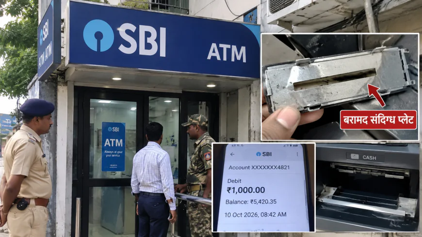 धनबाद के SBI ATM में संदिग्ध प्लेट मिलने से हड़कंप, बिना कैश निकले खाते से कटे ₹1000; SSP ने बैंकों को लिखा पत्र