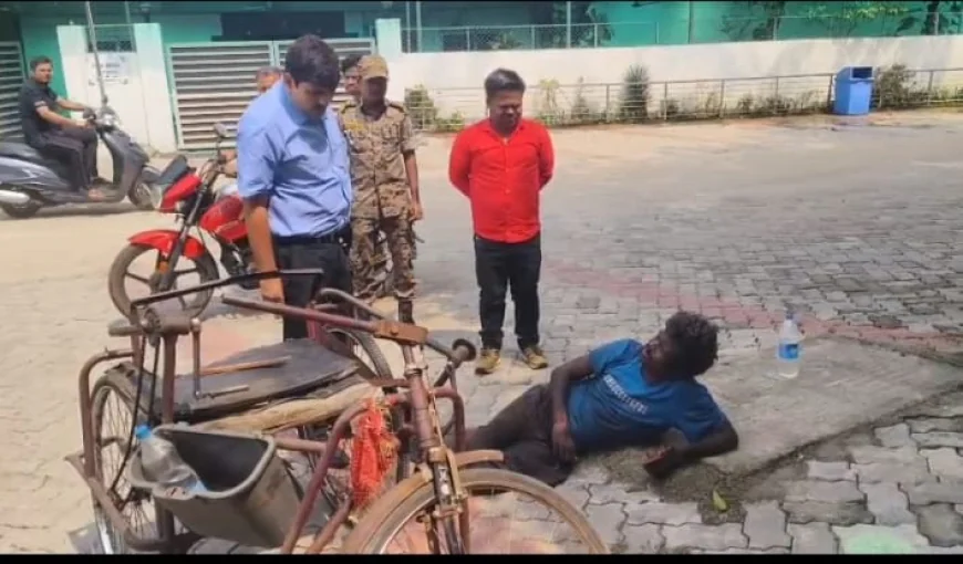 बेरमो में दिव्यांग की टूटी ट्राई साइकिल बनी परेशानी, विधायक और बीडीओ की पहल से मिला नया सहारा