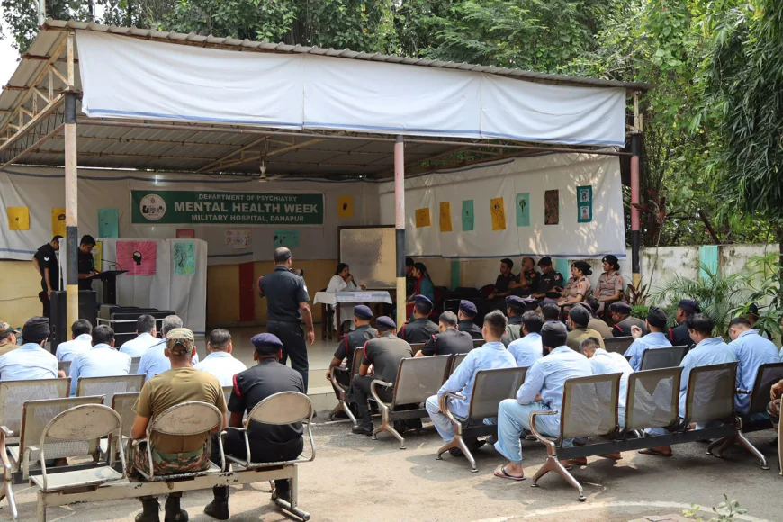 मिलिट्री हॉस्पिटल दानापुर में मानसिक स्वास्थ्य सप्ताह पर जागरूकता कार्यक्रम आयोजित