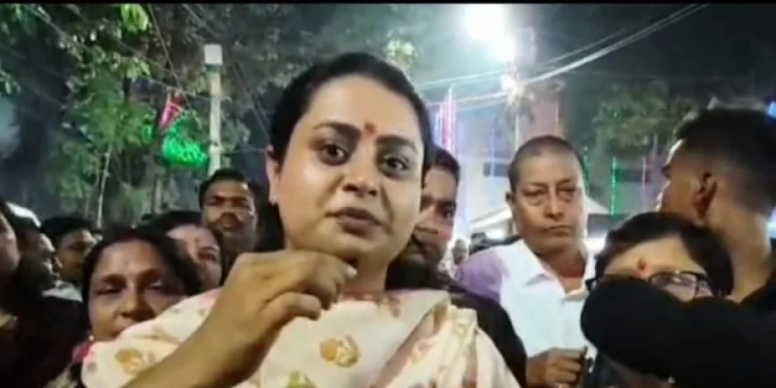 आदित्यपुर में दुर्गा पूजा पंडाल का उद्घाटन, श्रेयसी सिंह बोलीं- बेटियों का सम्मान ही सच्ची दुर्गा स्तुति