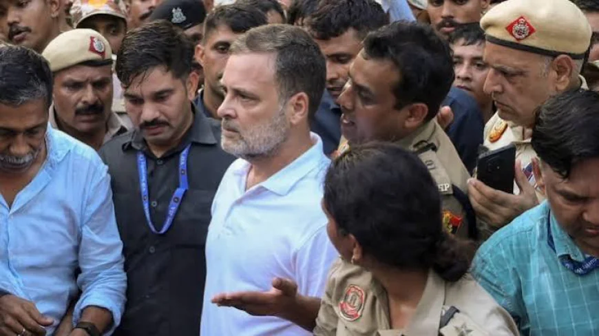 दिल्ली में प्रदर्शन पर सियासी घमासान, राहुल गांधी ने पूछा- 'दिल्ली को जेल क्यों बना दिया गया?'