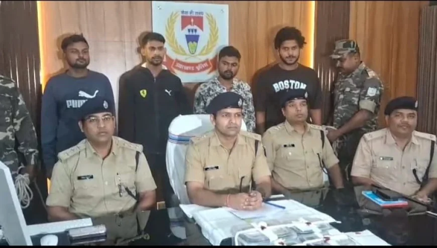 रांची में 23 लाख रुपये के ब्राउन शुगर के साथ 4 तस्कर गिरफ्तार, त्योहारों में युवाओं तक नशा पहुंचाने की थी तैयारी