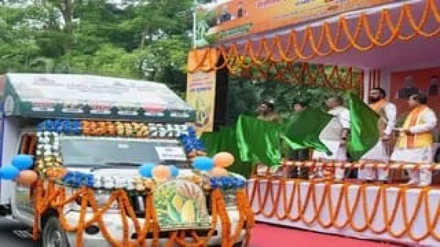 बिहार में रबी महाअभियान शुरू, 48 लाख हेक्टेयर में खेती का लक्ष्य; सीएम सम्राट चौधरी ने जागरूकता रथ को दिखाई हरी झंडी