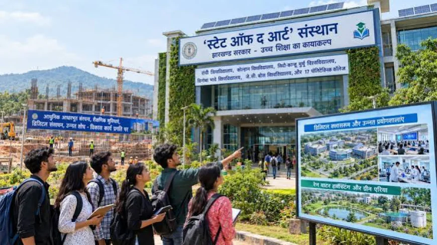 झारखंड के 25 कॉलेज बनेंगे अत्याधुनिक, ‘स्टेट ऑफ द आर्ट’ सुविधाओं से बदलेगी उच्च शिक्षा की तस्वीर