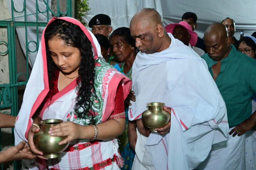 हेमंत सोरेन की मां रूपी सोरेन के श्राद्ध कर्म को लेकर नेमरा में सुरक्षा के कड़े इंतजाम, 2300 जवान तैनात