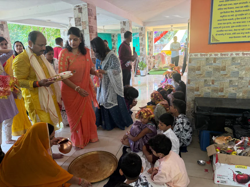 205 कोबरा बटालियन मुख्यालय में श्रद्धा और भक्तिभाव के साथ हुआ कन्या पूजन