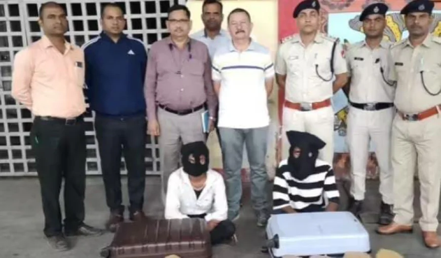 रांची रेलवे स्टेशन पर RPF की बड़ी कार्रवाई, 27 किलो गांजा बरामद; दो युवक गिरफ्तार