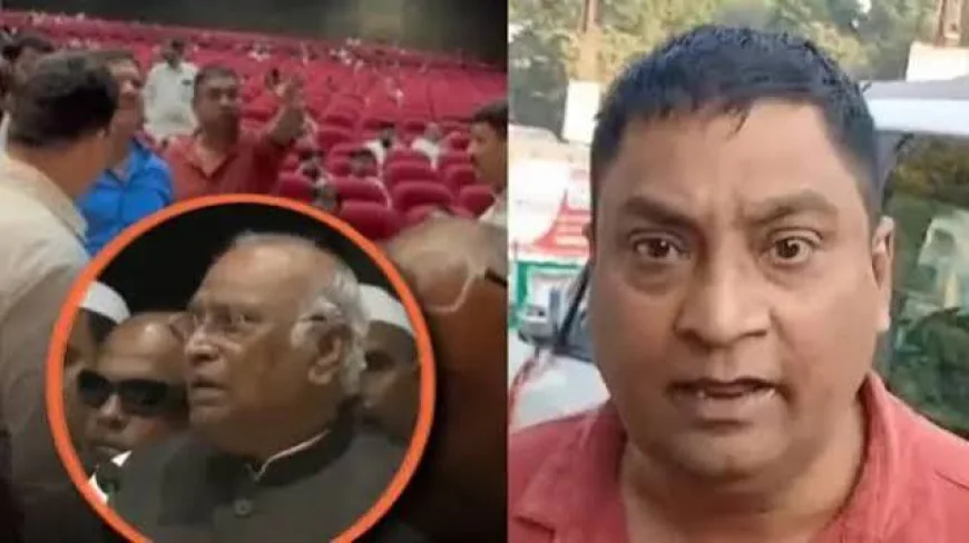 खरगे की सभा से बाहर किए गए छपरा के संतोष का आरोप, बोले- ‘बीजेपी का आदमी समझकर पीटा’