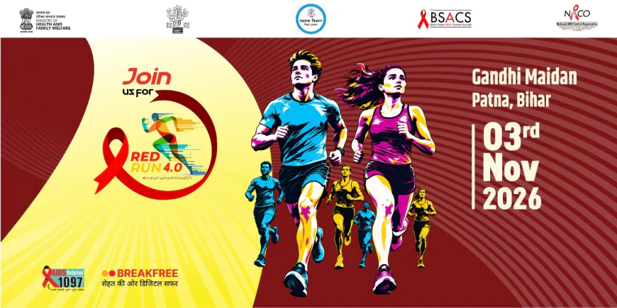 पटना में 3 नवंबर को होगा नेशनल रेड रन 4.0, HIV जागरूकता के लिए 10 KM दौड़ में जुटेंगे देशभर के युवा