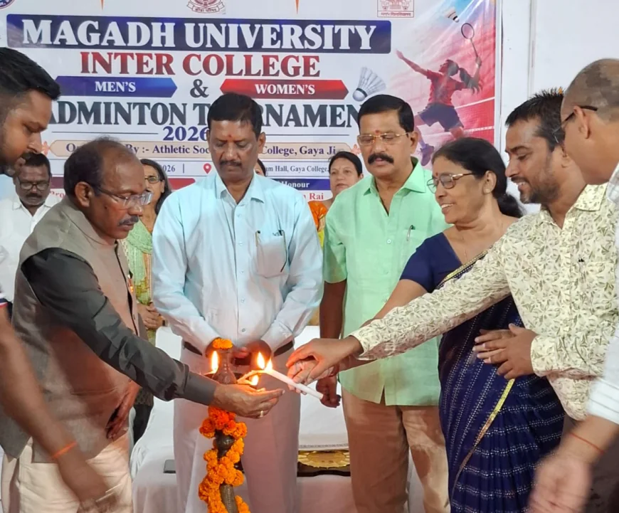 गया कॉलेज का बैडमिंटन में दोहरा खिताब, पुरुष और महिला दोनों वर्गों में बना चैंपियन