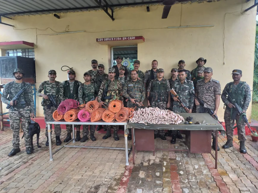 पारसनाथ पहाड़ी पर पुलिस-CRPF का बड़ा सर्च ऑपरेशन, 494 जिलेटिन रॉड समेत भारी मात्रा में विस्फोटक बरामद