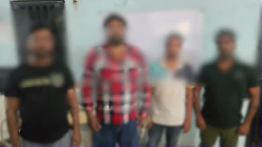 पटना में ₹5 लाख की रंगदारी मांगने वाले गिरोह का खुलासा, चार गिरफ्तार; पिस्टल, रिवॉल्वर और 101 कारतूस बरामद