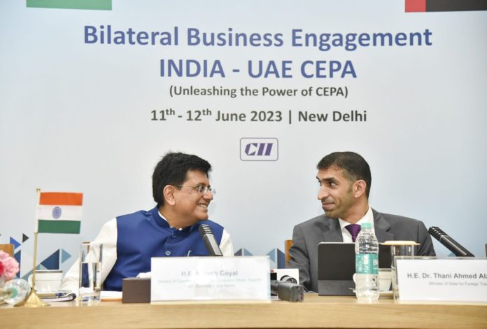 INDIA-UAE first business meeting